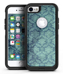 Vintage Aqua Rococo Pattern - iPhone 7 or 8 OtterBox Case & Skin Kits