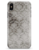 Vintage Black adn White Damask Pattern - iPhone X Clipit Case