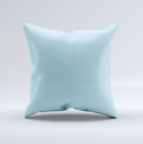 Vintage Blue Surface Ink-Fuzed Decorative Throw Pillow