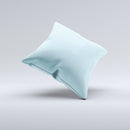 Vintage Blue Surface Ink-Fuzed Decorative Throw Pillow