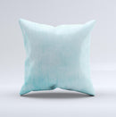 Vintage Blue Textured Surface Ink-Fuzed Decorative Throw Pillow