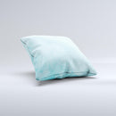 Vintage Blue Textured Surface Ink-Fuzed Decorative Throw Pillow