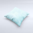 Vintage Blue Textured Surface Ink-Fuzed Decorative Throw Pillow