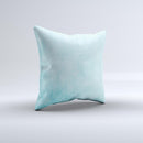 Vintage Blue Textured Surface Ink-Fuzed Decorative Throw Pillow