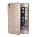 Vintage Brown Overlapping Circles iPhone 6/6s or 6/6s Plus 2-Piece Hybrid INK-Fuzed Case