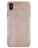 Vintage Brown Overlapping Circles - iPhone X Clipit Case