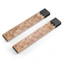 Vintage Brown and Maroon Floral Pattern - Premium Decal Protective Skin-Wrap Sticker compatible with the Juul Labs vaping device