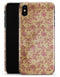 Vintage Brown and Maroon Floral Pattern - iPhone X Clipit Case