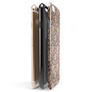 Vintage Brown and Tan Cauliflower Damask Pattern iPhone 6/6s or 6/6s Plus 2-Piece Hybrid INK-Fuzed Case