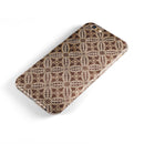 Vintage Cocoa Overlapping Circles iPhone 6/6s or 6/6s Plus 2-Piece Hybrid INK-Fuzed Case