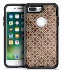 Vintage Cocoa Overlapping Circles - iPhone 7 Plus/8 Plus OtterBox Case & Skin Kits