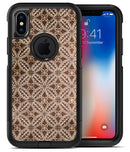 Vintage Cocoa Overlapping Circles - iPhone X OtterBox Case & Skin Kits