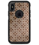 Vintage Cocoa Overlapping Circles - iPhone X OtterBox Case & Skin Kits