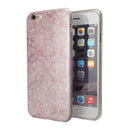 Vintage Faded Magenta Damask Pattern iPhone 6/6s or 6/6s Plus 2-Piece Hybrid INK-Fuzed Case