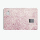 Vintage Faded Magenta Damask Pattern - Premium Protective Decal Skin-Kit for the Apple Credit Card