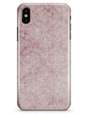 Vintage Faded Magenta Damask Pattern - iPhone X Clipit Case