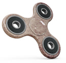 Vintage Faded Maroon Rococo Pattern Full-Body Fidget Spinner Skin-Kit