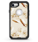 Vintage Flowing Feathers - iPhone 7 or 8 OtterBox Case & Skin Kits