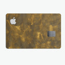 Vintage Golden Crumpled Paper 2 - Premium Protective Decal Skin-Kit for the Apple Credit Card