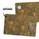 Vintage Golden Crumpled Paper 2 - Premium Protective Decal Skin-Kit for the Apple Credit Card