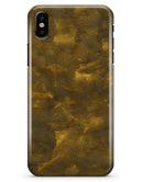 Vintage Golden Crumpled Paper - iPhone X Clipit Case