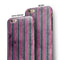 Vintage Green and Purple Verticle Stripes iPhone 6/6s or 6/6s Plus 2-Piece Hybrid INK-Fuzed Case