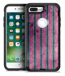 Vintage Green and Purple Verticle Stripes - iPhone 7 Plus/8 Plus OtterBox Case & Skin Kits