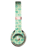 Vintage Green and Yellow Oval Pattern Full-Body Skin Kit for the Beats by Dre Solo 3 Wireless Headphones