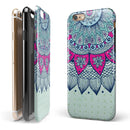Vintage Mandala iPhone 6/6s or 6/6s Plus 2-Piece Hybrid INK-Fuzed Case