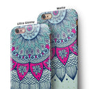 Vintage Mandala iPhone 6/6s or 6/6s Plus 2-Piece Hybrid INK-Fuzed Case