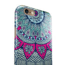 Vintage Mandala iPhone 6/6s or 6/6s Plus 2-Piece Hybrid INK-Fuzed Case