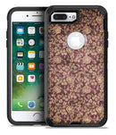 Vintage Maroon and Yellow Rose Pattern - iPhone 7 Plus/8 Plus OtterBox Case & Skin Kits