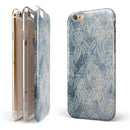 Vintage Navy Cacti Damask Pattern iPhone 6/6s or 6/6s Plus 2-Piece Hybrid INK-Fuzed Case