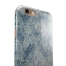 Vintage Navy Cacti Damask Pattern iPhone 6/6s or 6/6s Plus 2-Piece Hybrid INK-Fuzed Case