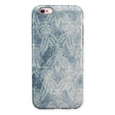 Vintage Navy Cacti Damask Pattern iPhone 6/6s or 6/6s Plus 2-Piece Hybrid INK-Fuzed Case