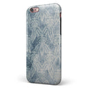 Vintage Navy Cacti Damask Pattern iPhone 6/6s or 6/6s Plus 2-Piece Hybrid INK-Fuzed Case