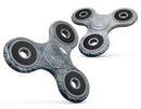 Vintage Navy Cacti Damask Pattern Full-Body Fidget Spinner Skin-Kit