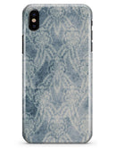 Vintage Navy Cacti Damask Pattern - iPhone X Clipit Case