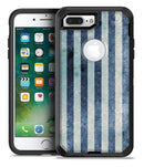 Vintage Navy and White Vertical Stripes - iPhone 7 Plus/8 Plus OtterBox Case & Skin Kits