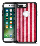Vintage Pink and Red Verticle Stripes - iPhone 7 Plus/8 Plus OtterBox Case & Skin Kits