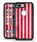 Vintage Pink and Red Verticle Stripes - iPhone 7 Plus/8 Plus OtterBox Case & Skin Kits