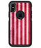 Vintage Pink and Red Verticle Stripes - iPhone X OtterBox Case & Skin Kits