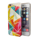 Vintage Retro Overlap iPhone 6/6s or 6/6s Plus 2-Piece Hybrid INK-Fuzed Case