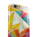 Vintage Retro Overlap iPhone 6/6s or 6/6s Plus 2-Piece Hybrid INK-Fuzed Case