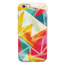Vintage Retro Overlap iPhone 6/6s or 6/6s Plus 2-Piece Hybrid INK-Fuzed Case