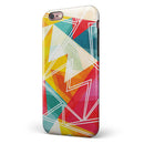 Vintage Retro Overlap iPhone 6/6s or 6/6s Plus 2-Piece Hybrid INK-Fuzed Case