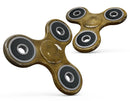 Vintage Stained Gold Book Cover Full-Body Fidget Spinner Skin-Kit