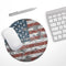 Vintage USA Flag// WaterProof Rubber Foam Backed Anti-Slip Mouse Pad for Home Work Office or Gaming Computer Desk