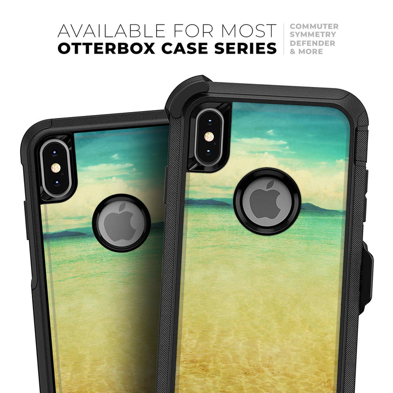 Vintage Vibrant Beach Scene - Skin Kit for the iPhone OtterBox Cases
