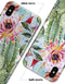 Vintage Watercolor Cactus Bloom - iPhone X Clipit Case